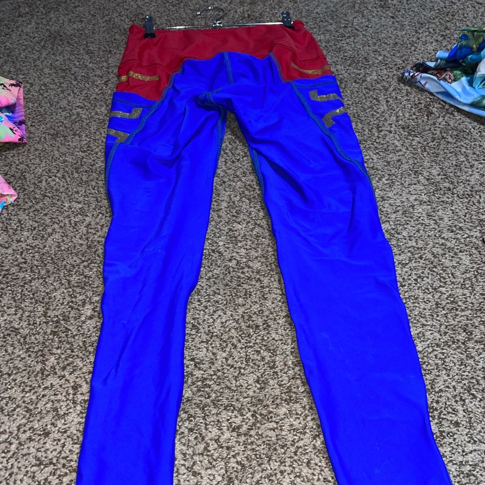 Captain Marvel Custom Bolder Athletic leggings